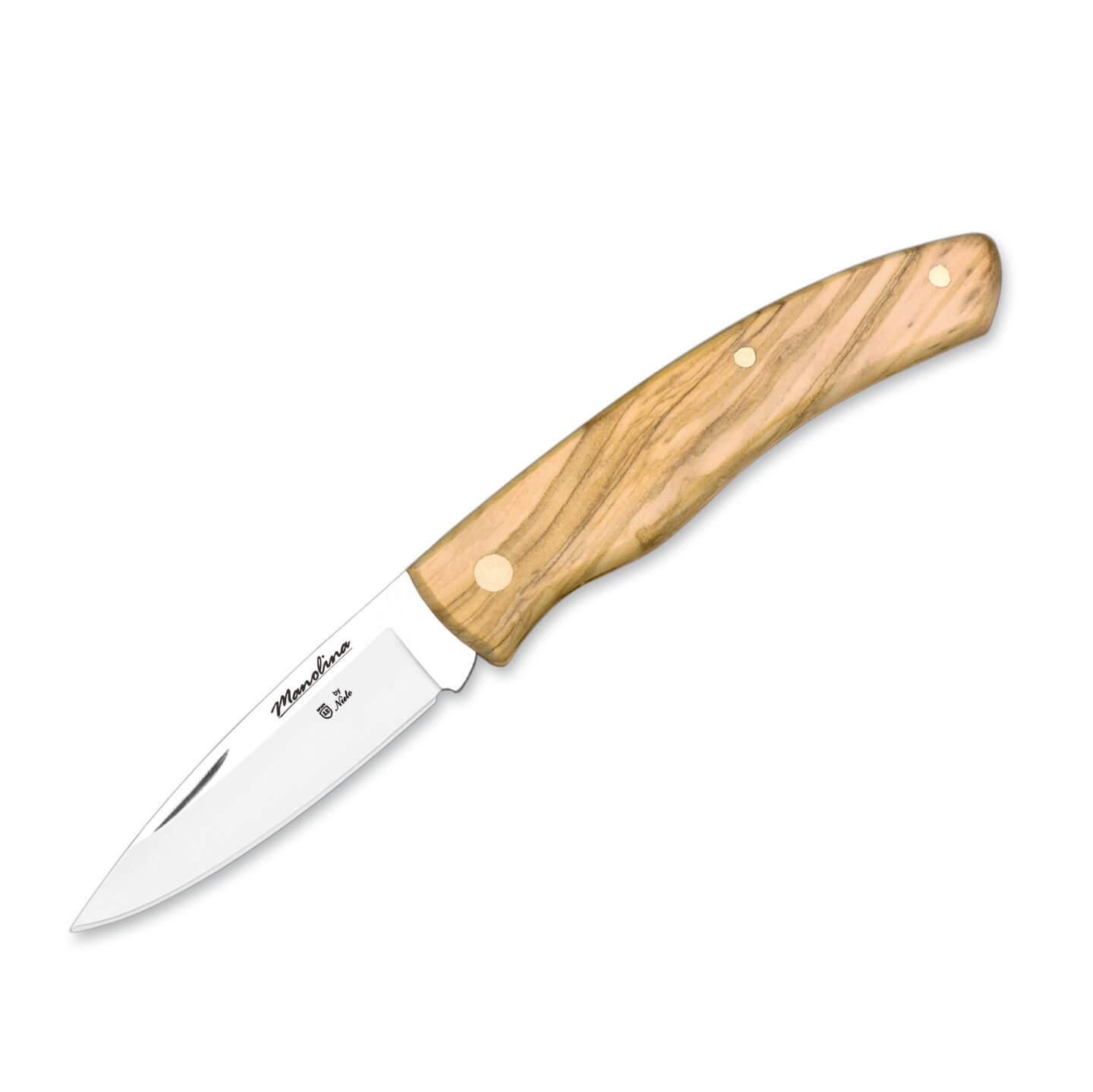 Navaja de bolsillo Nieto Manolina con mango de madera de olivo y ...