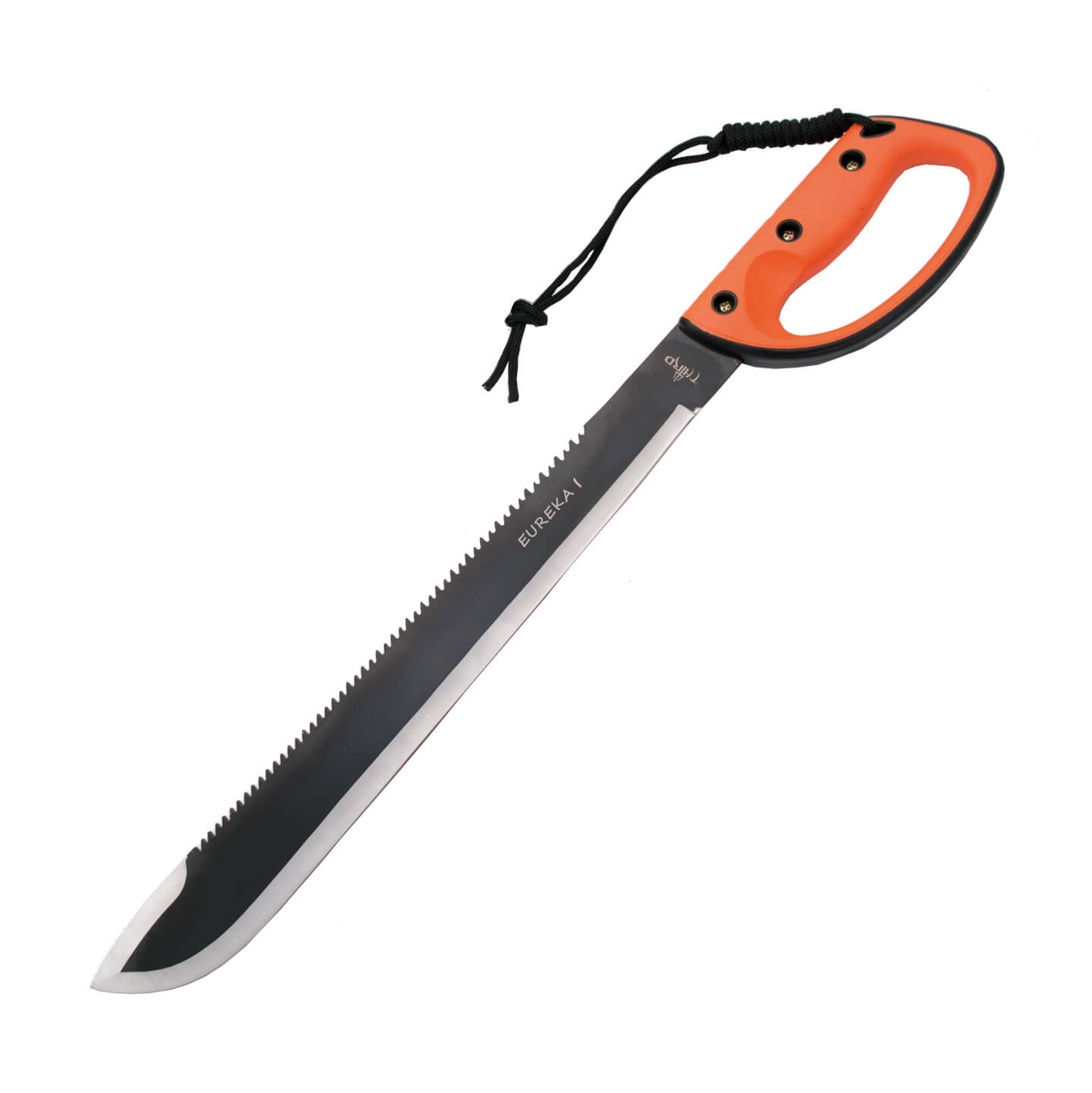 Facão cortador de cana grande de 61,5 cm com lâmina preta e ABS e...