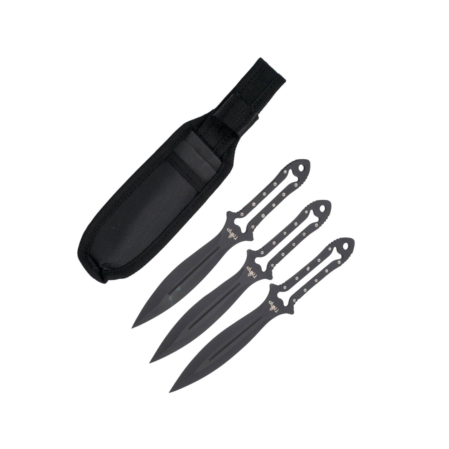 Set de 3 facas táticas de arremesso H7114