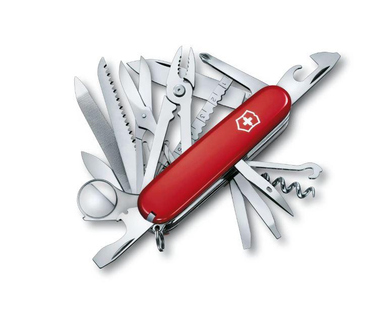 Canivete de bolso vermelho Victorinox Swiss Champ em blister
