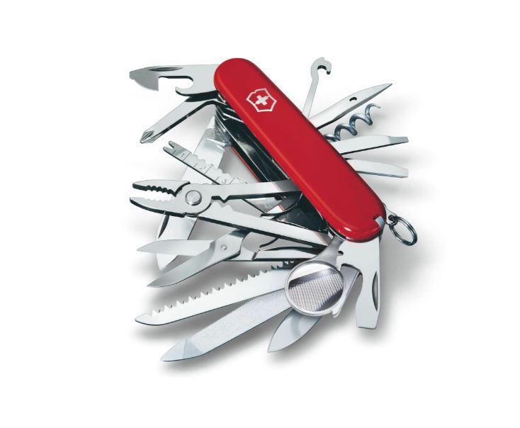 Canivete de bolso vermelho Victorinox Swiss Champ em blister