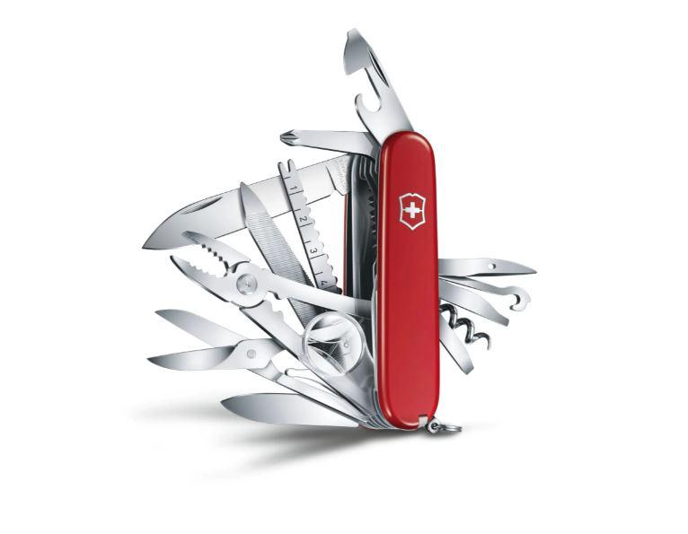 Canivete de bolso vermelho Victorinox Swiss Champ em blister