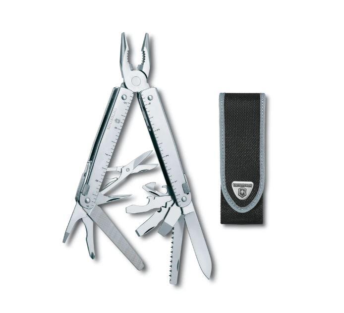 Alicate multifuncional Victorinox Swiss Tool X com bainha de nylo...