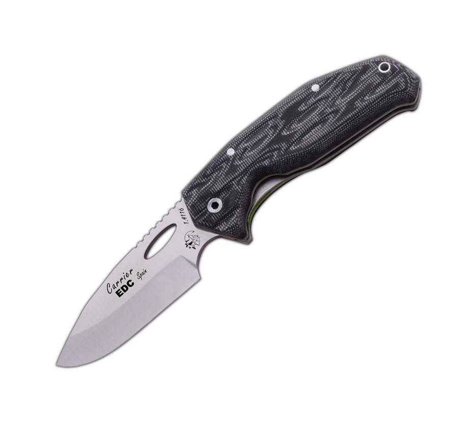 JV Navaja Carrier EDC con mango de TRF negro