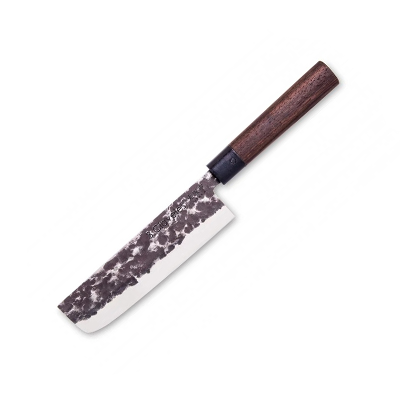 Cuchillo Usuba 3 Claveles Osaka con mango de madera de granadillo...
