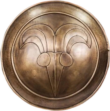 Windlass Escudo Cimmerian de acero bañado color bronce