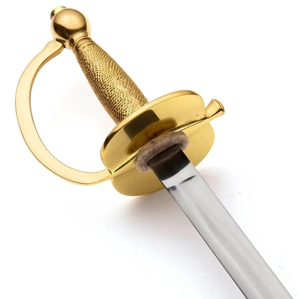 Windlass 1840 NCO sword with steel scabbard and golden hilt