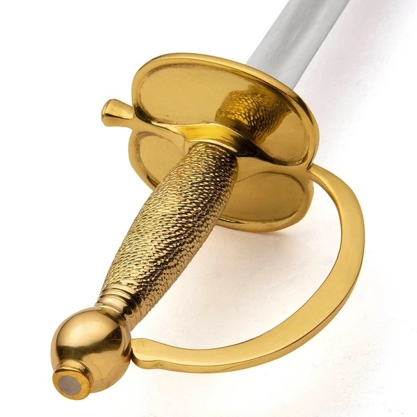 Windlass 1840 NCO sword with steel scabbard and golden hilt