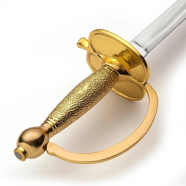 Windlass 1840 NCO sword with steel scabbard and golden hilt