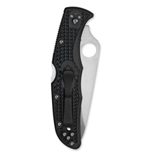 Navaja Spyderco Endura 4 con hoja de VG10 y mango de FRN negro