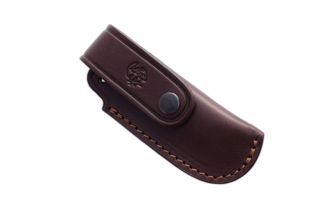 JV Country navaja con mango de asta de ciervo y virola de alpaca