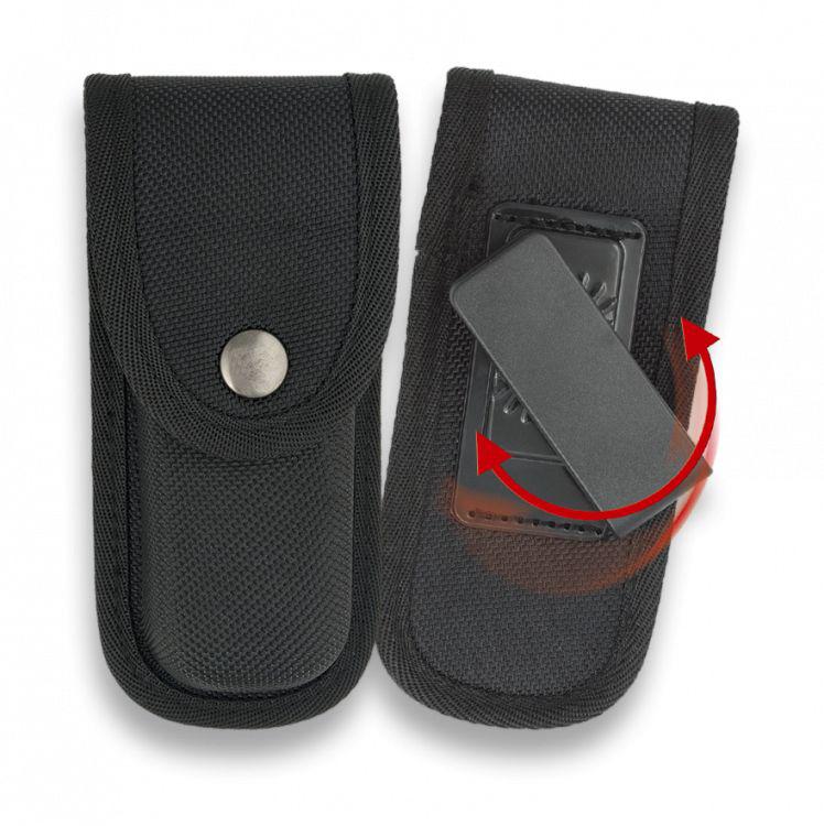 JV Navaja Cartago con mango de micarta verde y funda de cordura