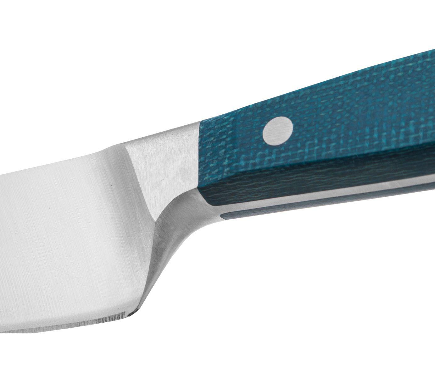 Faca de chef Arcos Brooklyn 210 mm com cabo de micarta azul