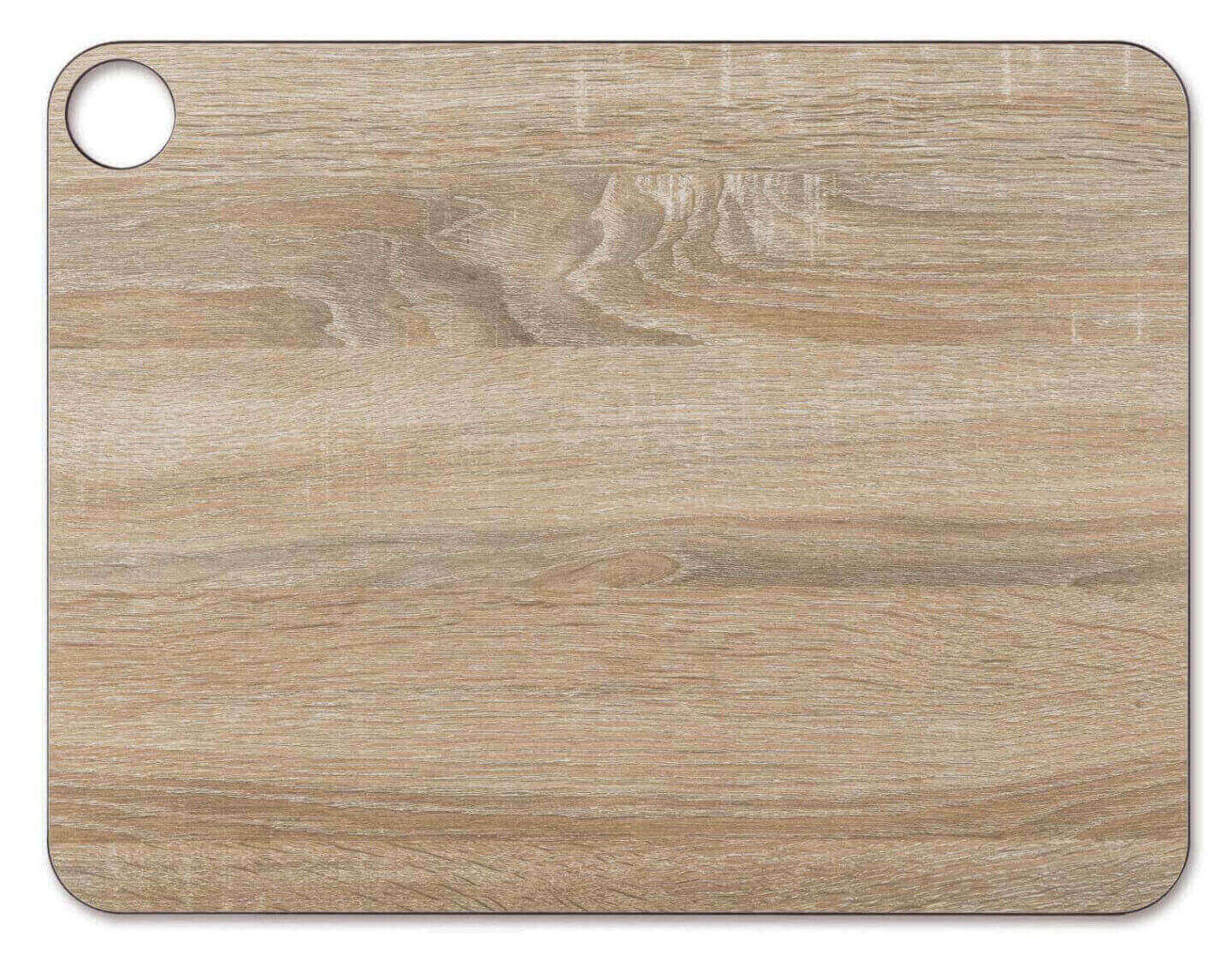 Tábua de corte de fibra de celulose e resina de cor de madeira co...