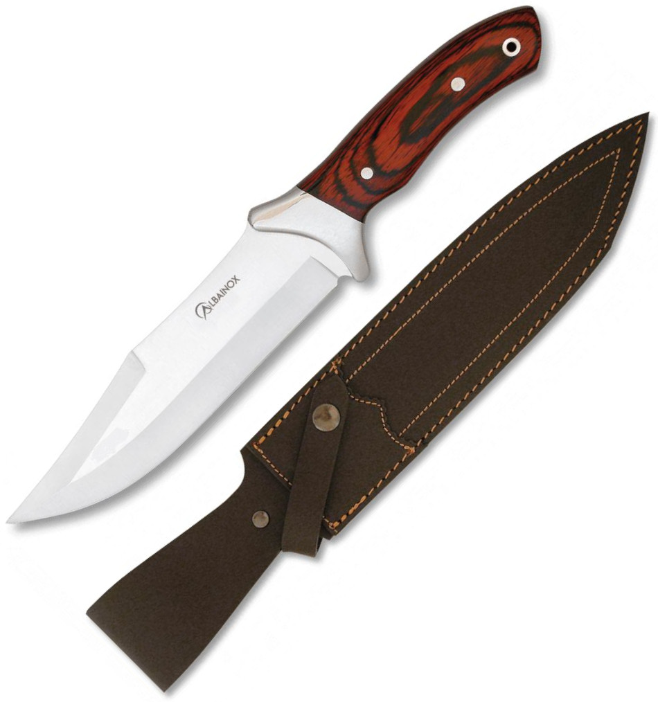 Cuchillo deportivo de caza y de monte Albainox con mango de stami...