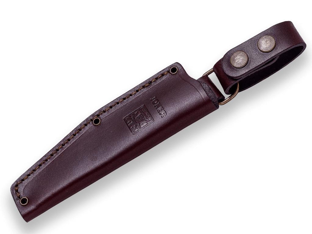 Joker Bushcrafter knife with olive wood handle