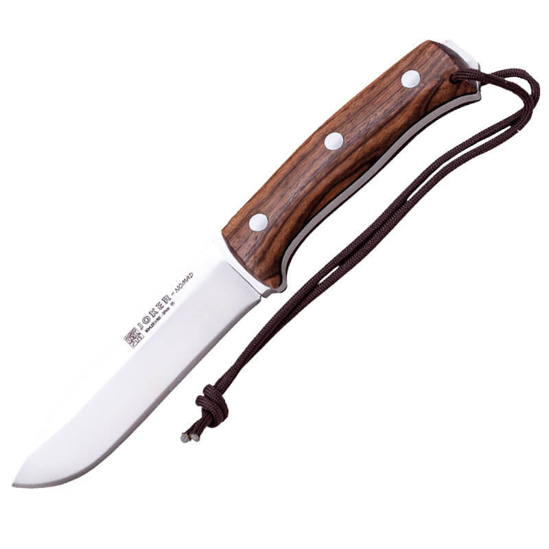 Cuchillo buhscraft Joker Nomad con mango de madera de nogal con p...