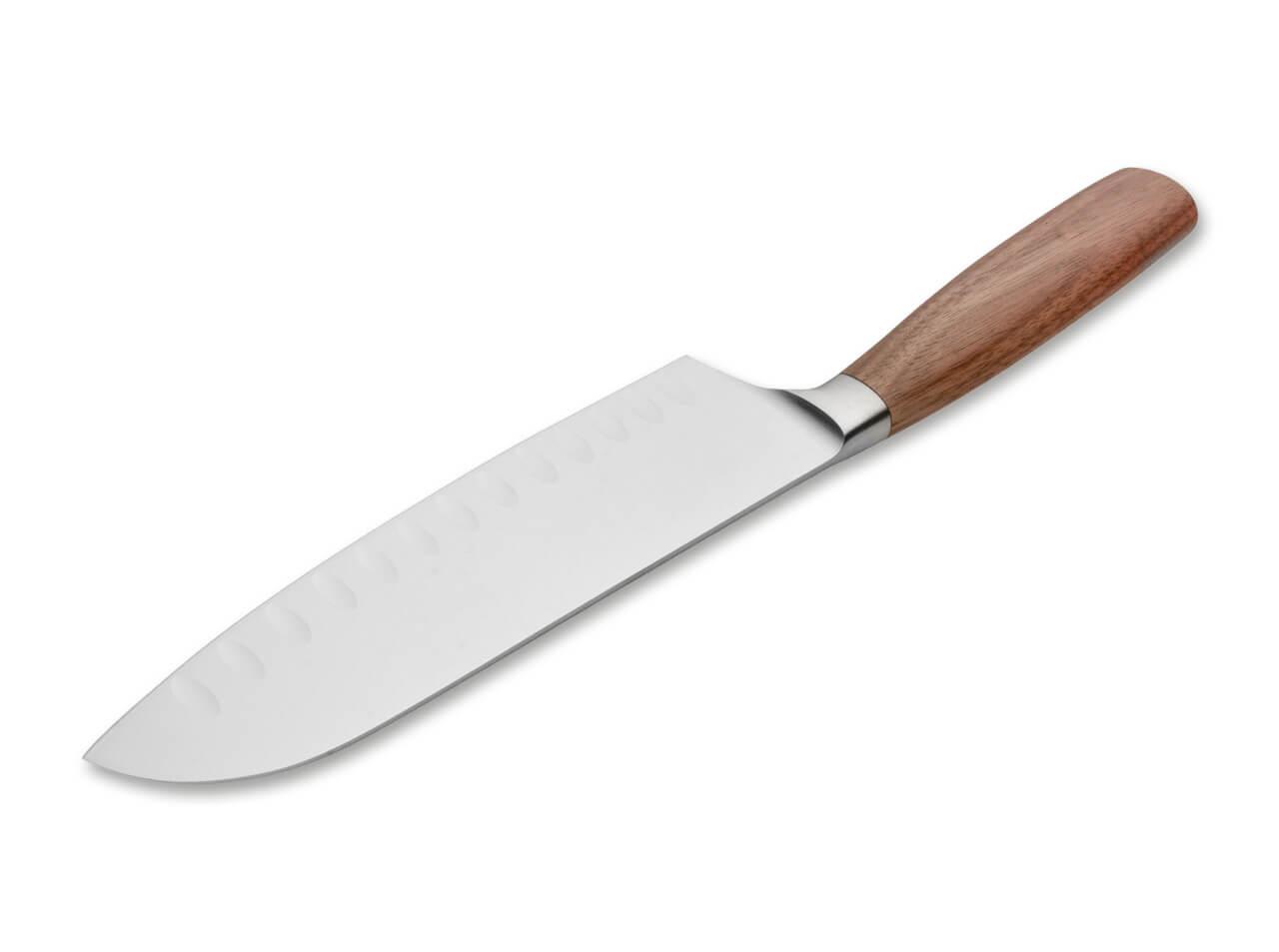 Coltello da cucina Boker Core Santoku con incavo