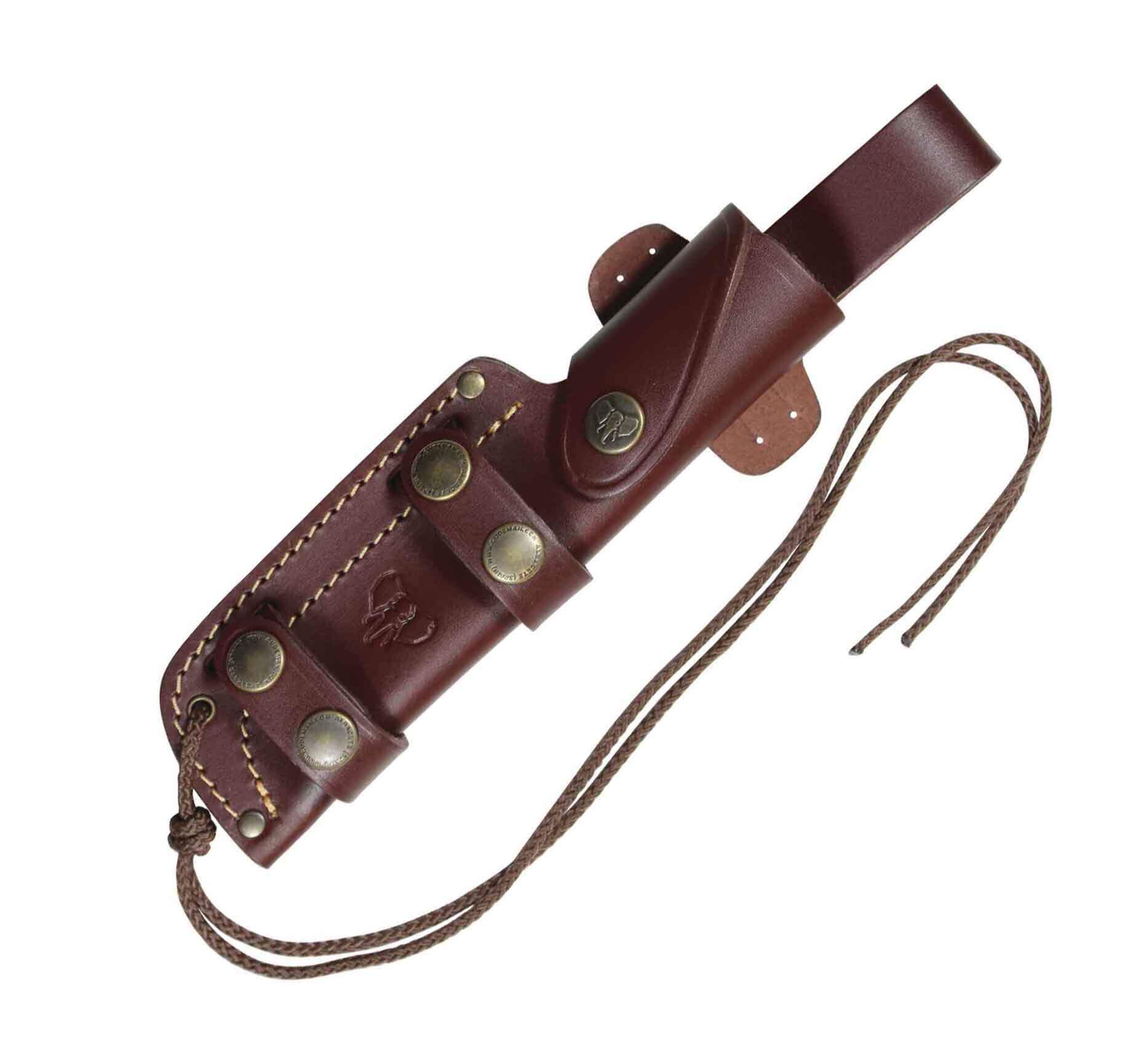 Cuchillo Nessmuk Cudeman OPUS Ness Wolf 208-L con puño de madera de olivo