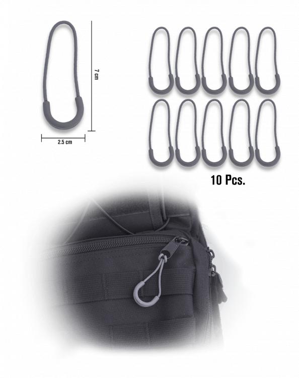 Anilla qué sirve de tirador de cremallera en blíster de 10 unidad...