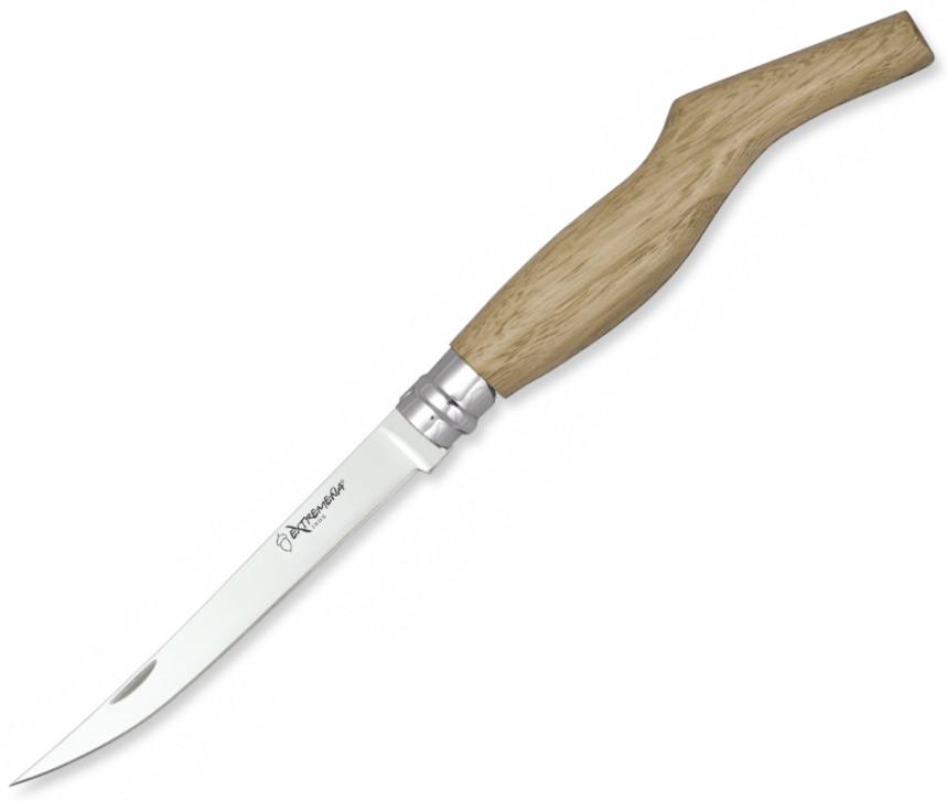 Extremeña girolock, jamonera "pata" con hoja inoxidable de 15cm