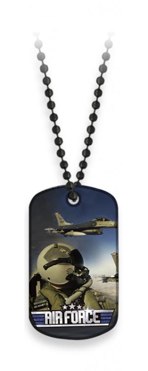 Placa con cadena de bolas AIR FORCE