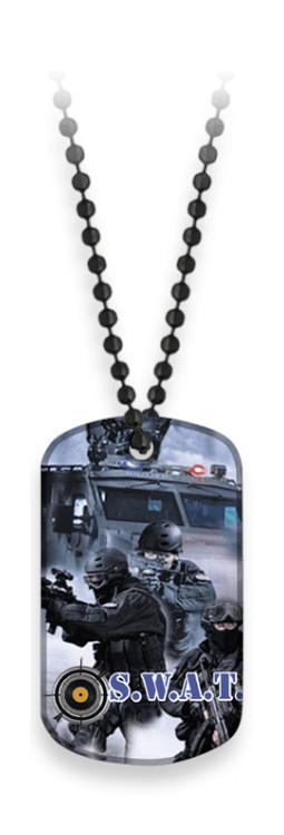 Placa con cadena de bolas S.W.A.T