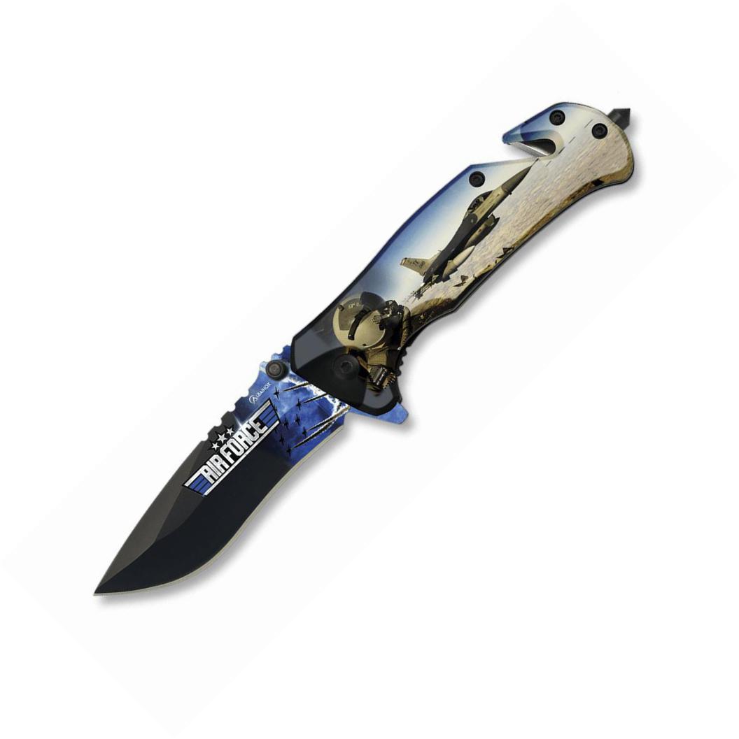 Canivete de bolso assistido Albainox 3D com impressão FOS, AIR FO...