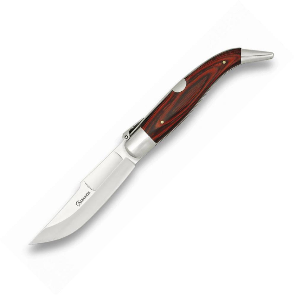 Albainox TEJA Nº000 Taschenmesser in einer Box mit Holzschalen un...