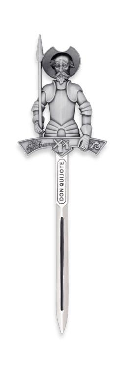 Mini Espada Dom Quixote. Total: 17cm