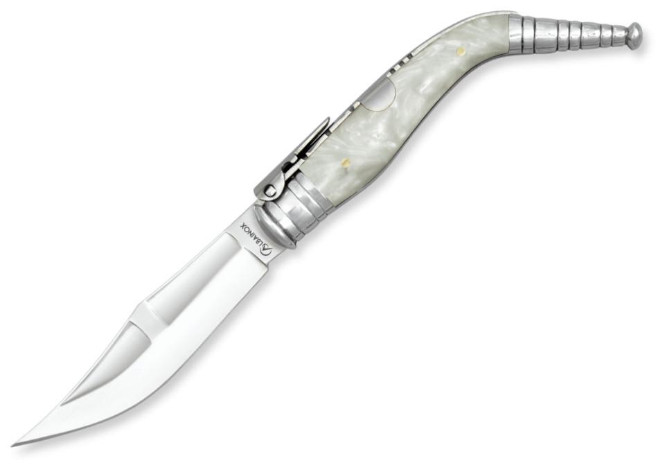 Navaja BANDOLERA Nº3 Albainox con mango de imitación nácar y hoja...
