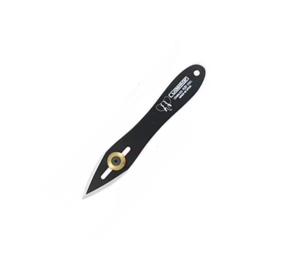 Cuchillo lanzador Cudeman color negro. Acero 420. 15 cm