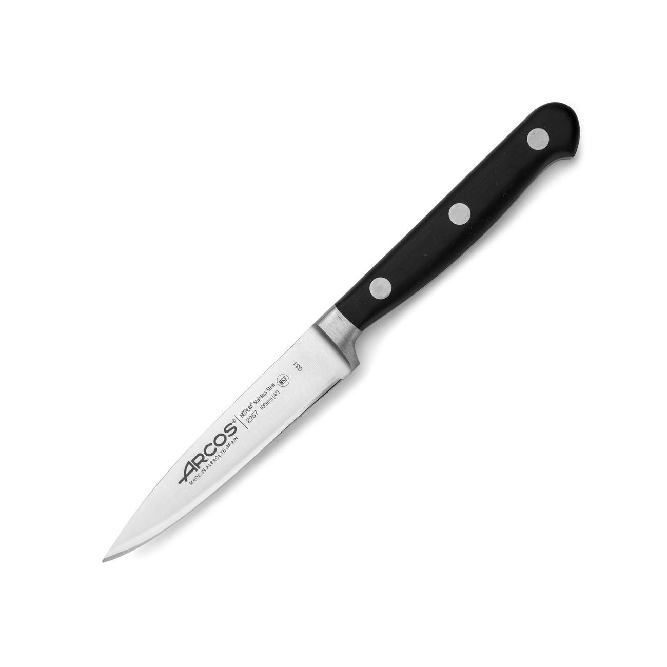 Cuchillo mondador con mango de polipropileno negro Arcos Opera