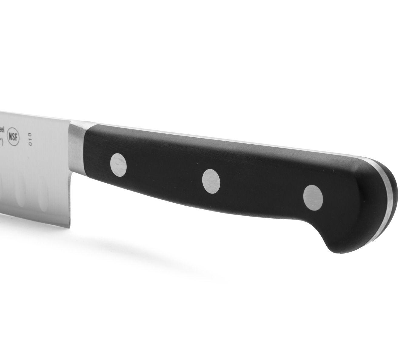 Faca santoku 14 cm com cabo de polipropileno preto Arcos Opera