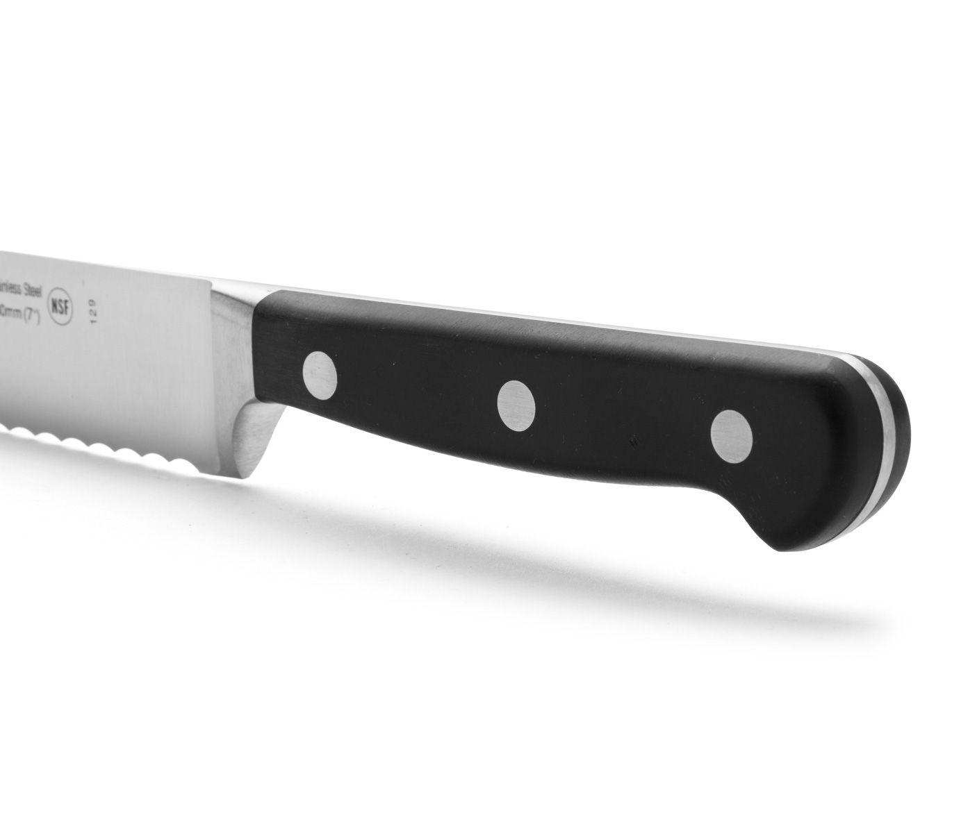 Cuchillo panero con mango de polipropileno negro Arcos Opera