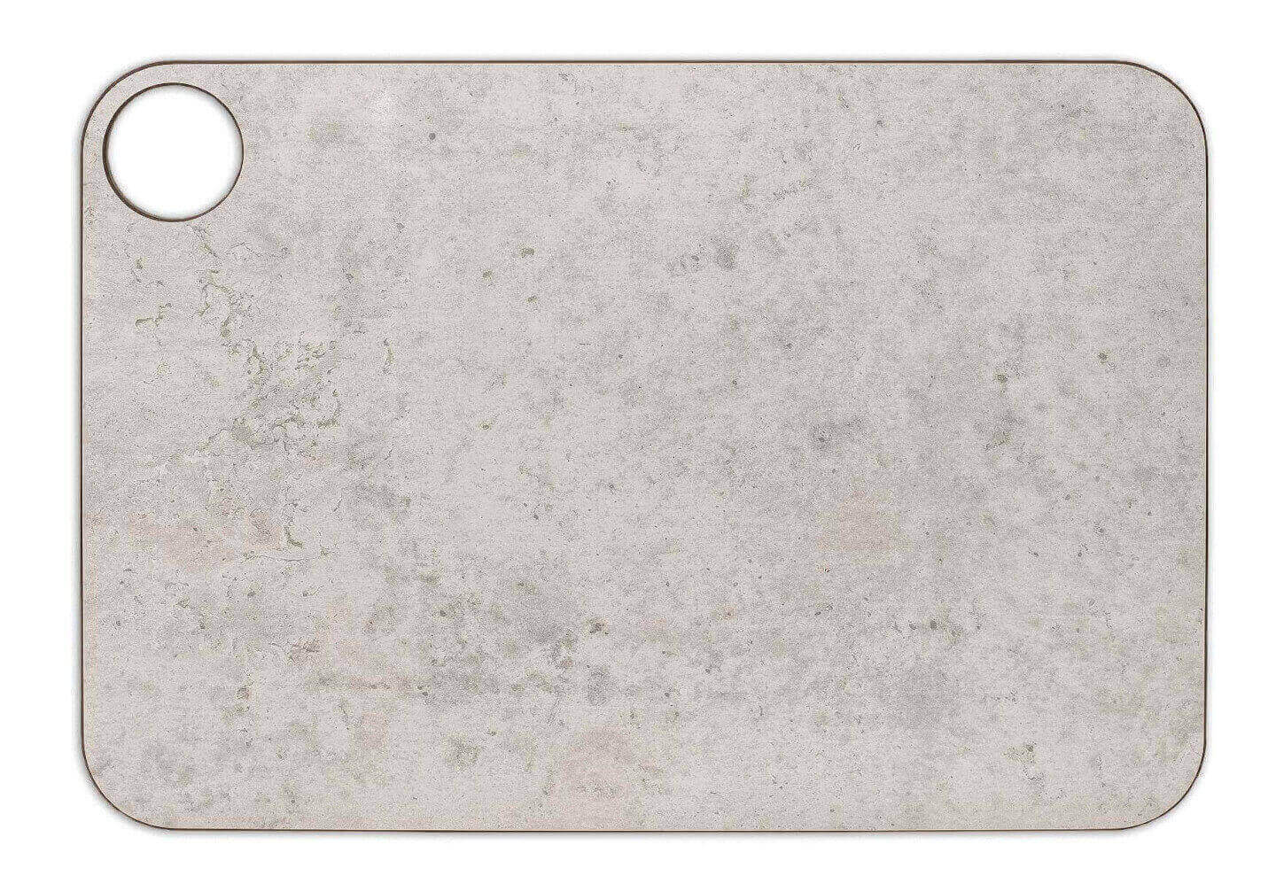 Tábua de cortar fibra de celulose e resina cinza com cabide Arcos...