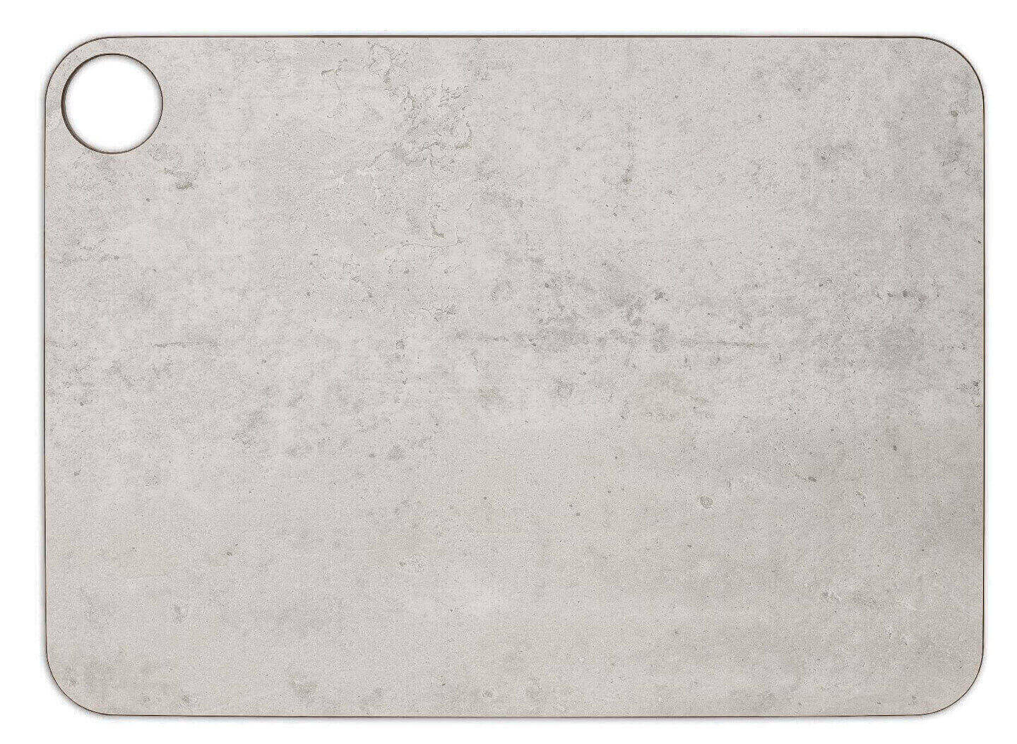 Tábua de cortar em fibra de celulose e resina cinza com cabide Ar...