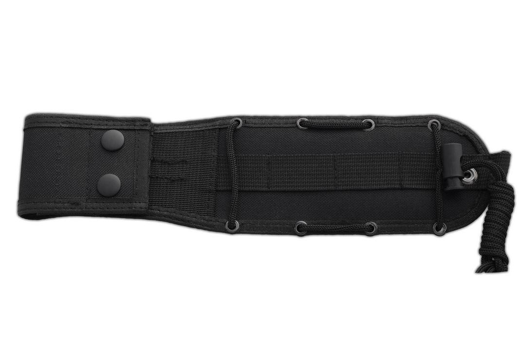 JV K9 cuchillo táctico con mango de G10 y funda de cordura