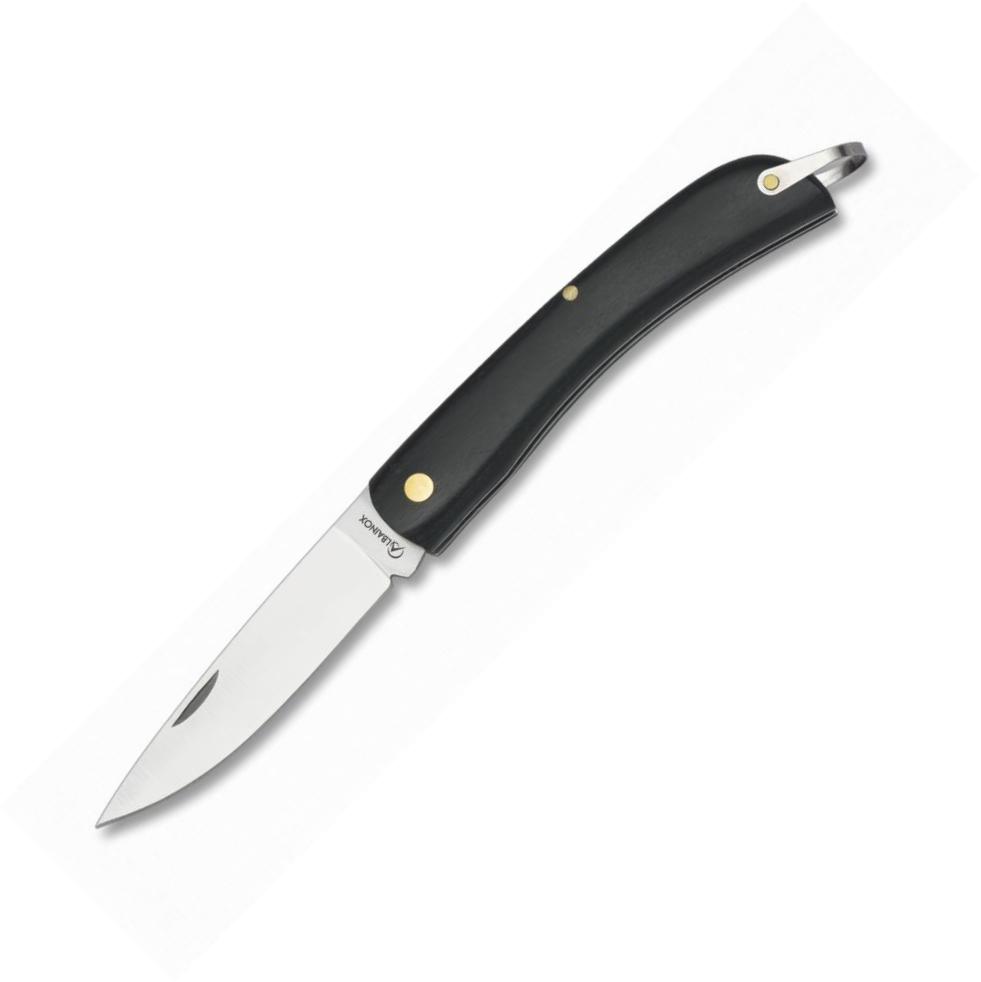 Navaja Campaña con cachas de madera de color negro y hoja de 8,3 ...