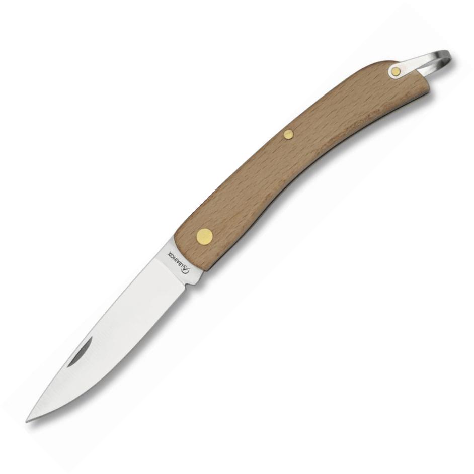 Navaja Campaña de Albainox con mango de madera y hoja de acero 3C...