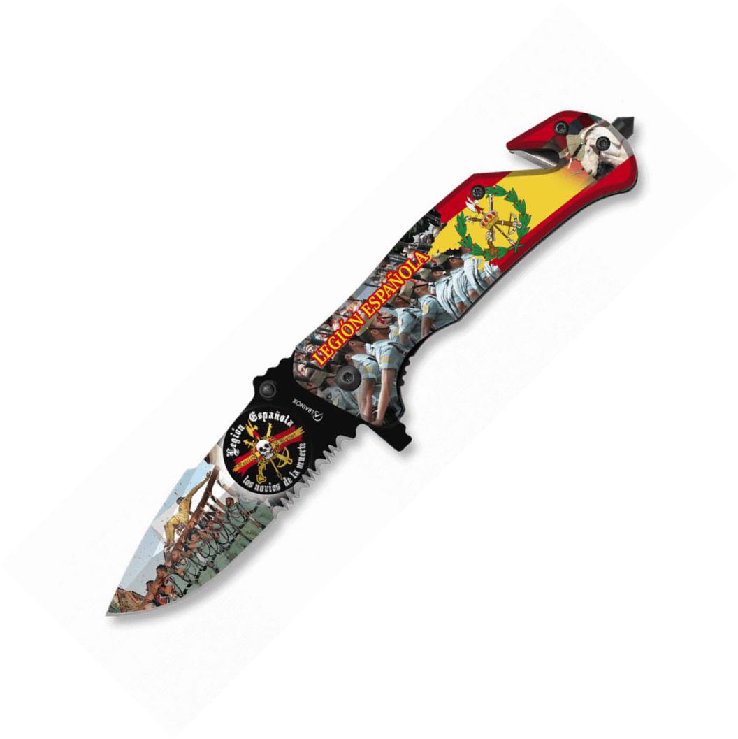 Navaja impresión 3D Legión española.