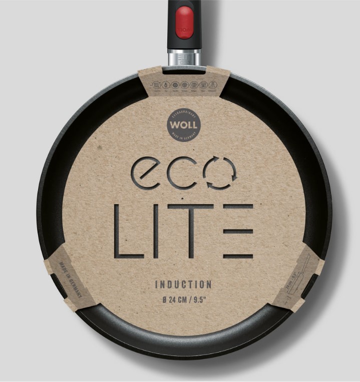 Frigideira Woll Eco Lite 24 cm placa de indução, gás e cerâmica