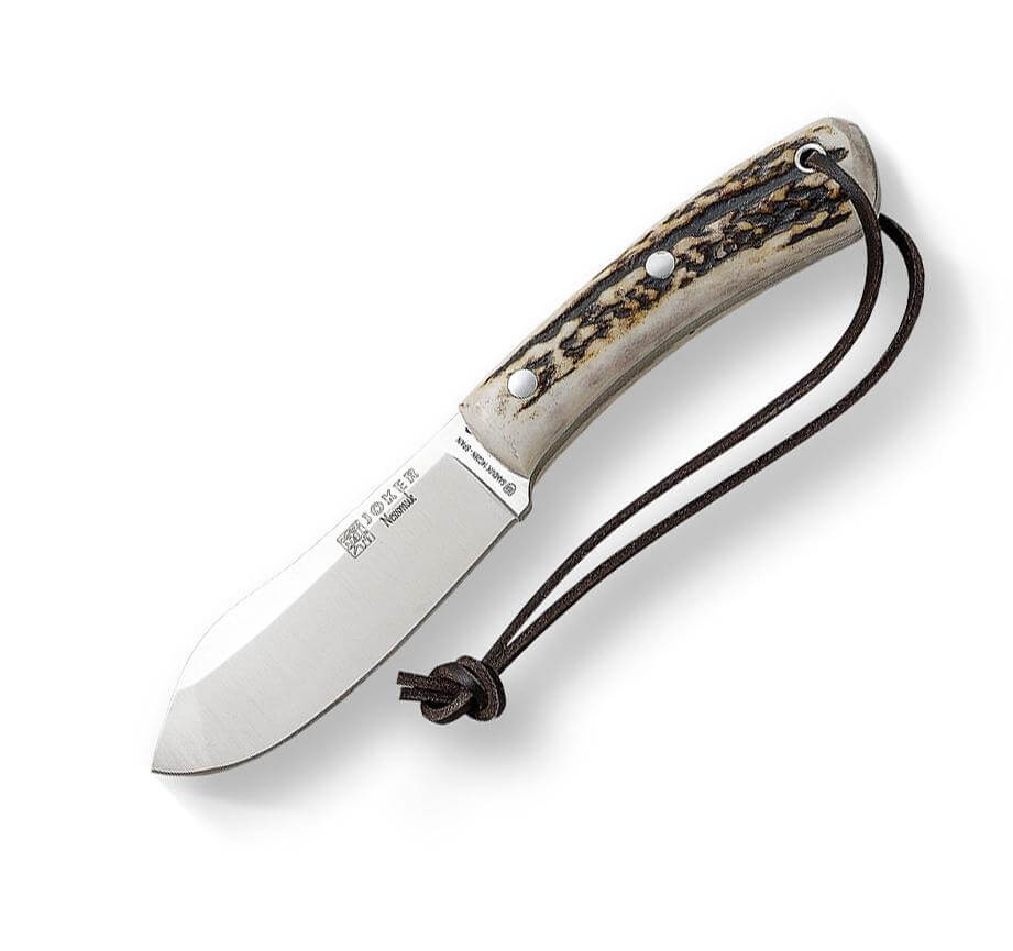 Cuchillo bushcraft Joker Nessmuk con mango de asta de ciervo