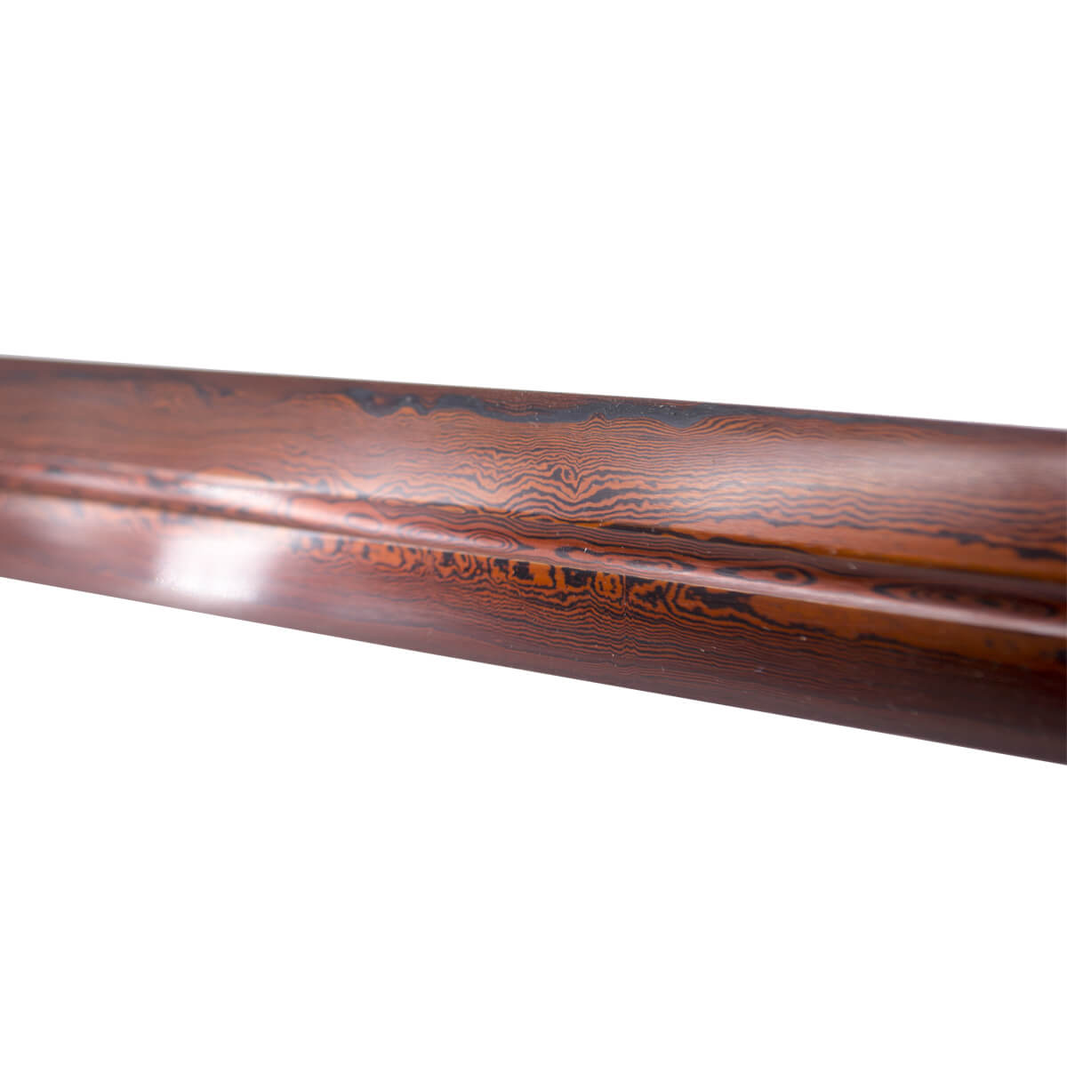 Shirayasa funcional de madera roja con hoja de acero carbono roja