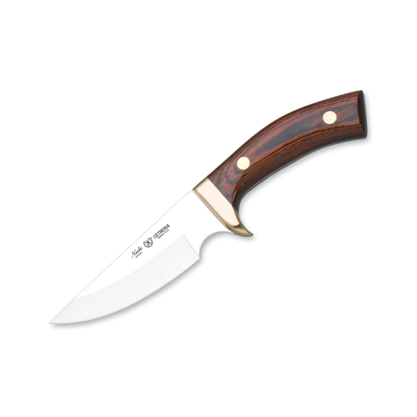 Cuchillo de caza Nieto Cetreria con mango de estamina virola de l...