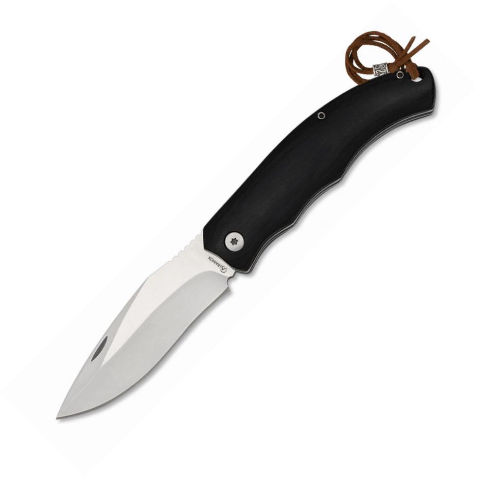 Coltello tascabile Albainox con manico in stamina nero e lama da ...