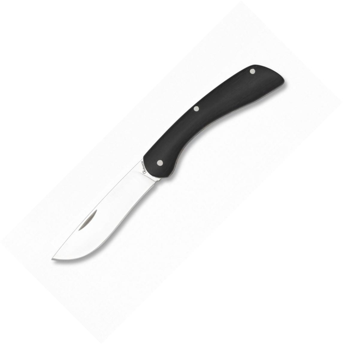 Canivete Albainox com escamas de resistência pretas, trava de pis...