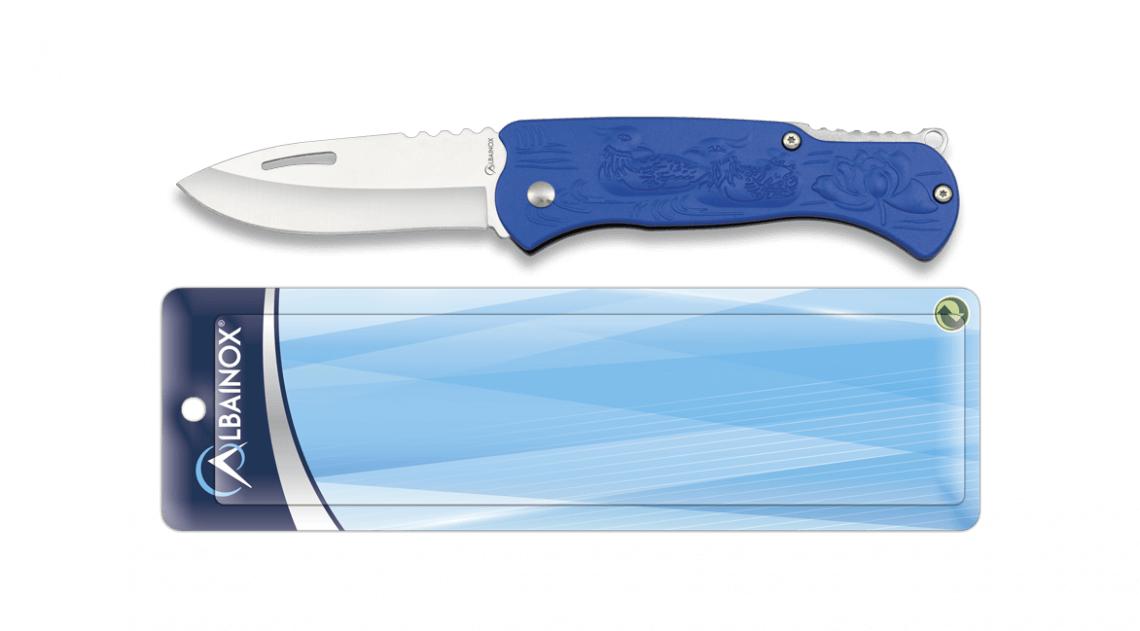 Navaja Albainox presentada en Blister, hoja de 6.9 cm y mango de ...