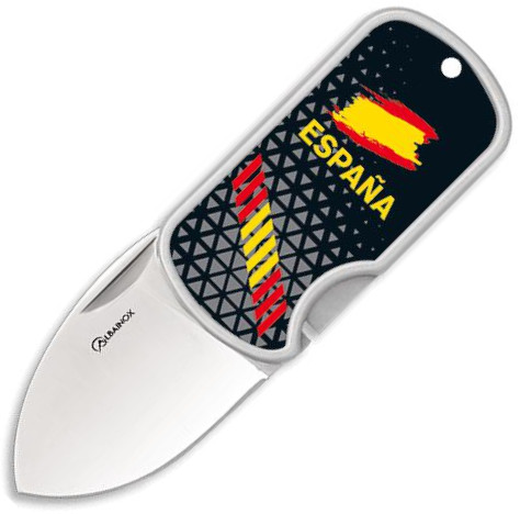 Navaja 3D España, con clip y hoja de 4cm