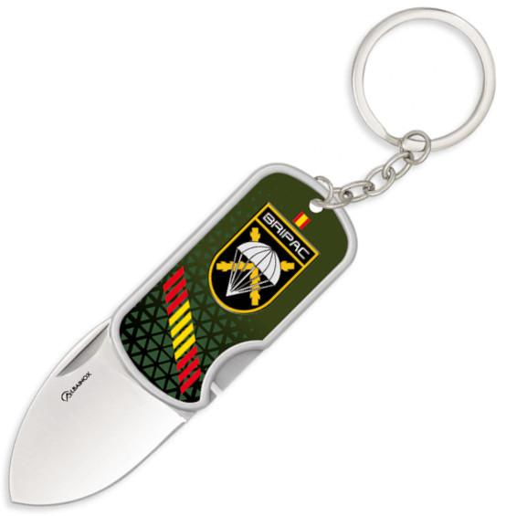 Navaja 3D Bripac con clip y llavero
